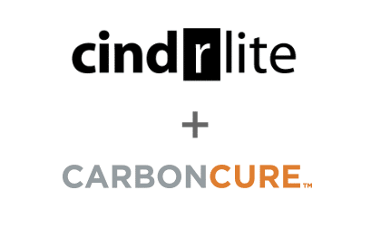 Cind-R-Lite + CarbonCure